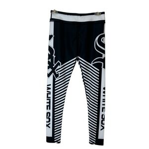 White Sox Unique Striped Logo pants size small Fits 0/2 Size NWOT